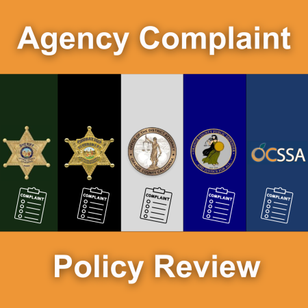 Agency Complaint Policy Review